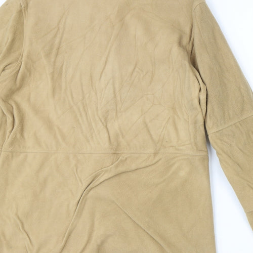 Marks and Spencer Womens Beige Jacket Size 14 Zip
