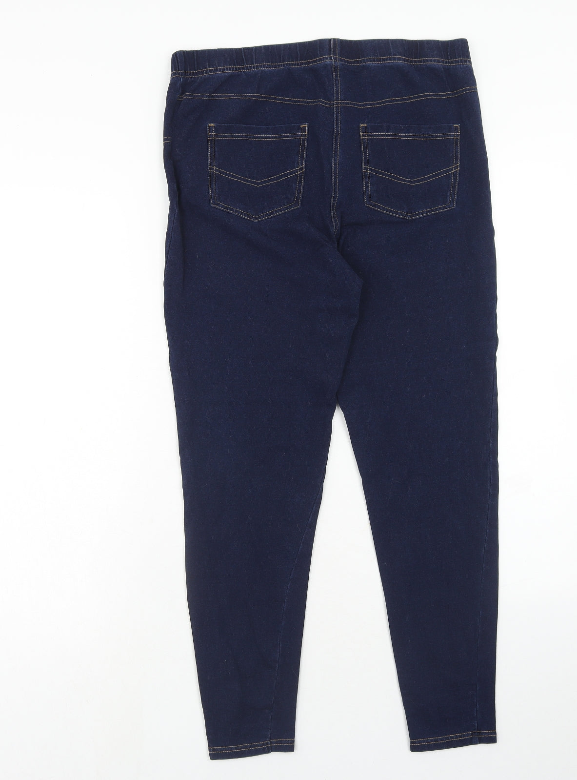 George Womens Blue Cotton Jegging Jeans Size 12 Regular - Size 12/14