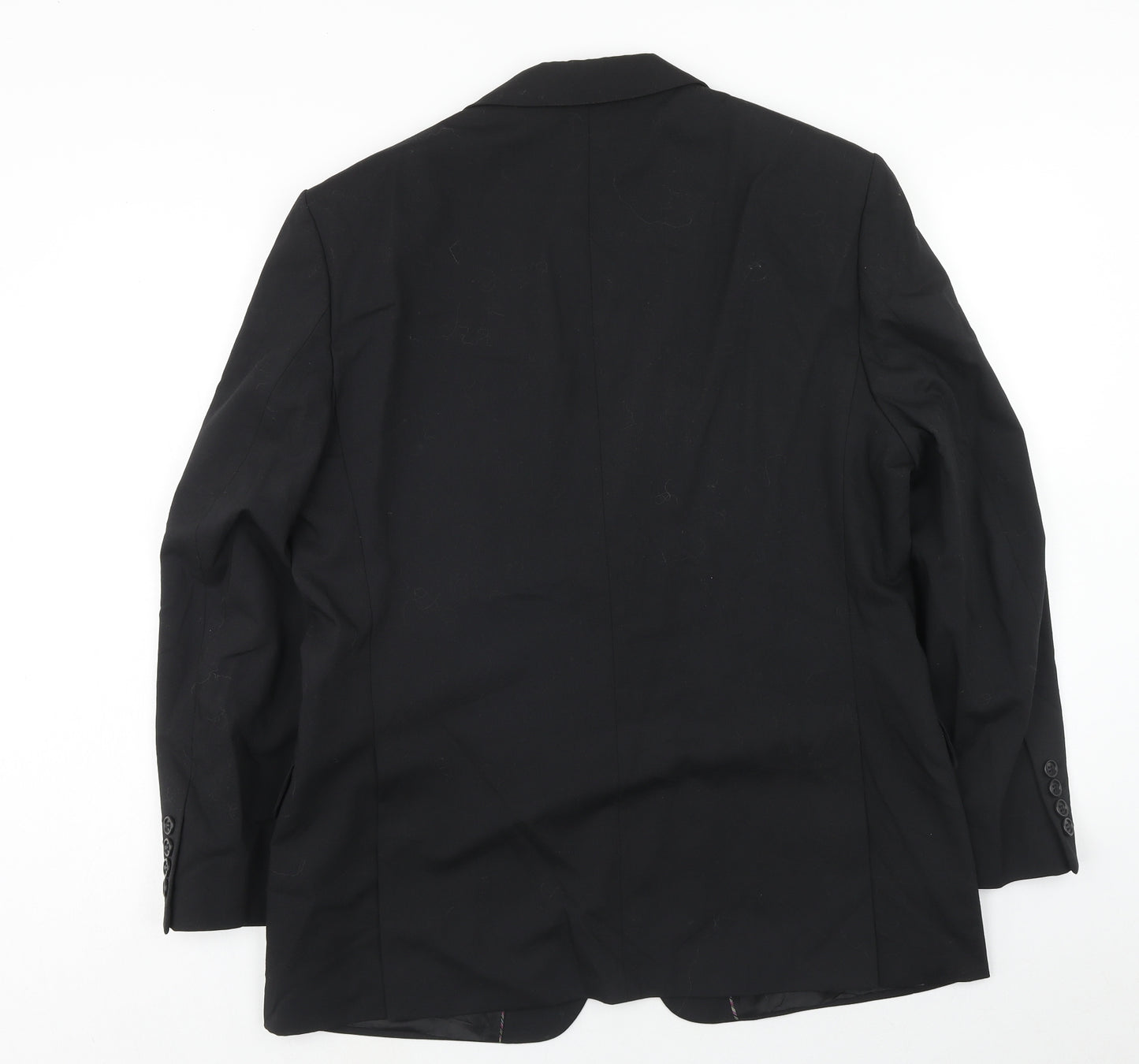 Autograph Mens Black Polyester Jacket Suit Jacket Size 42 Regular