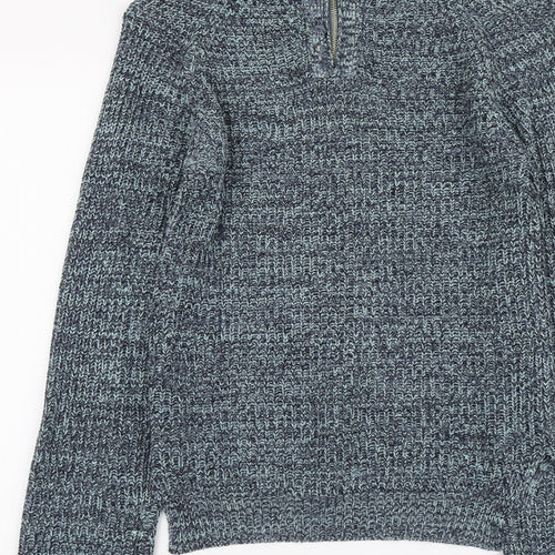 Atmosphere Womens Black Scoop Neck Acrylic Pullover Jumper Size 8