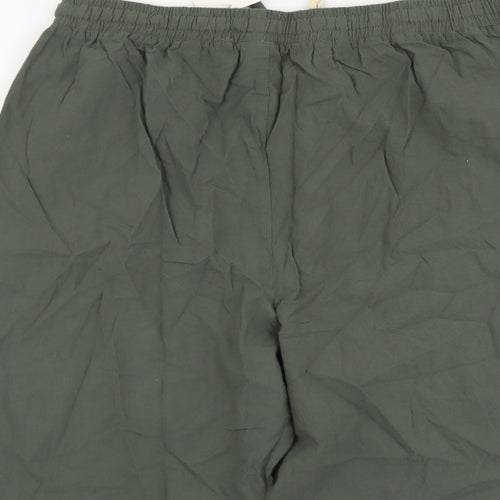 Sir 7 Womens Green Cotton Chino Shorts Size 2XL L9 in Regular Drawstring