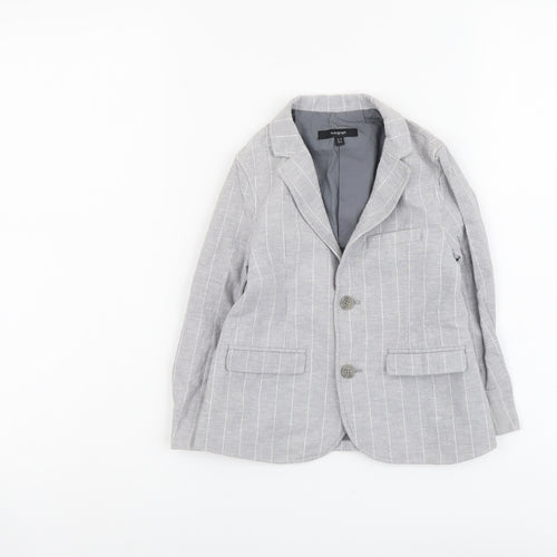 Autograph Boys Grey Jacket Blazer Size 3-4 Years Button