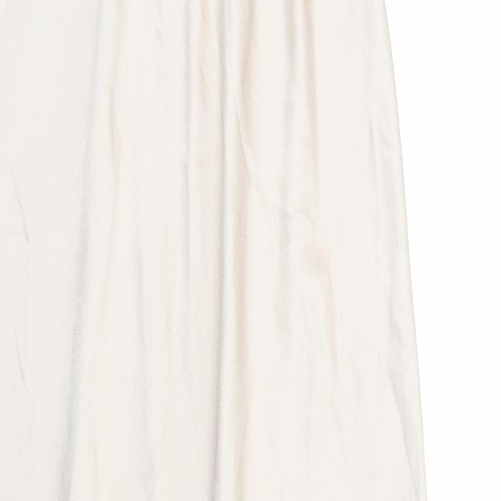 Jenny Yoo Womens Gold Polyester Ball Gown Size 8 V-Neck Zip