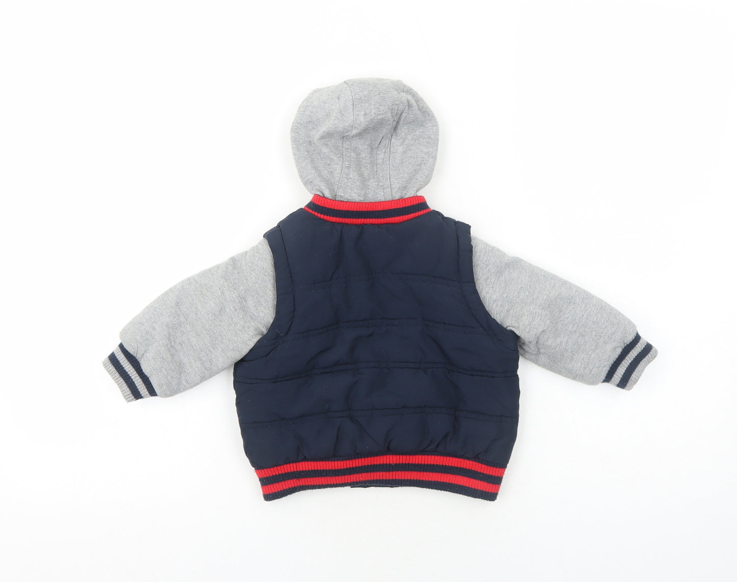 Marks and Spencer Boys Blue Jacket Size 18-24 Months Snap