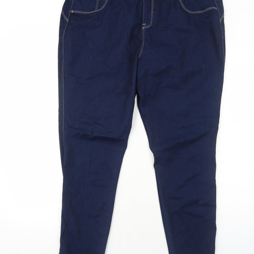 Primark Womens Blue Cotton Jegging Jeans Size 20 Regular