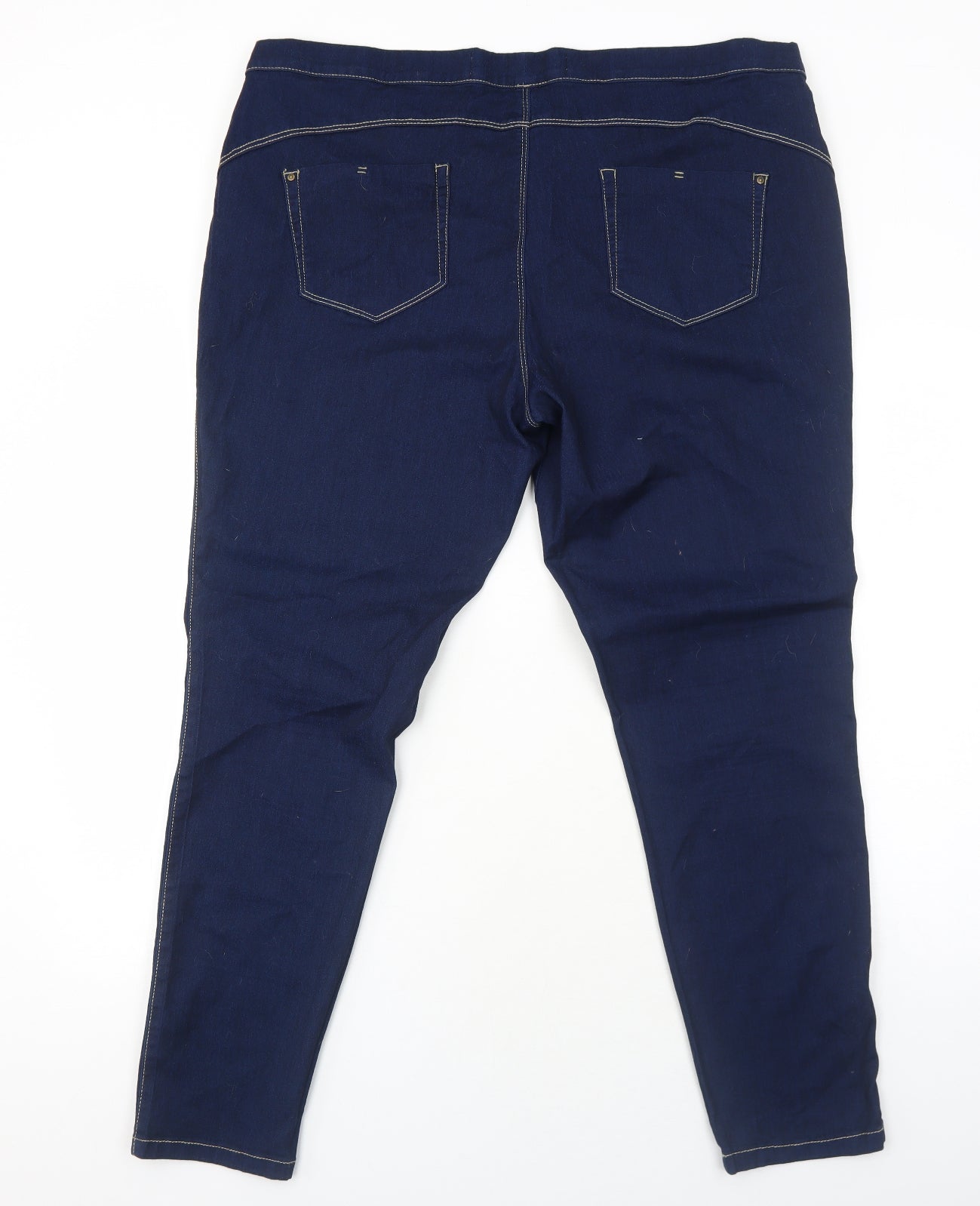 Primark Womens Blue Cotton Jegging Jeans Size 20 Regular