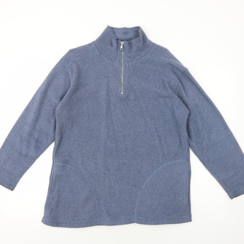NL Active Mens Blue Polyester Pullover Sweatshirt Size S