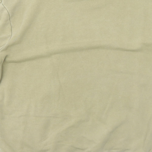 H&M Mens Green Cotton Pullover Sweatshirt Size S