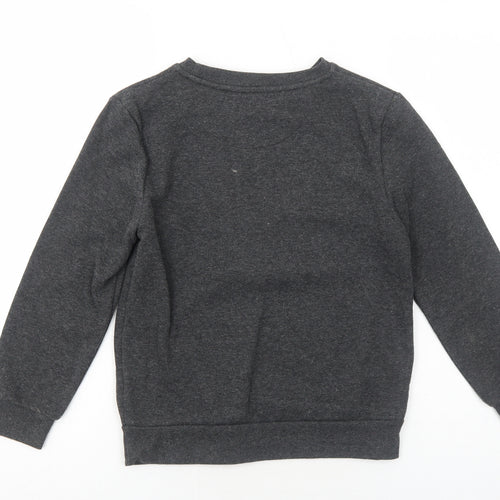 Primark Boys Grey Cotton Pullover Sweatshirt Size 9-10 Years Pullover - Harlem