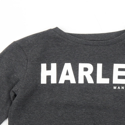 Primark Boys Grey Cotton Pullover Sweatshirt Size 9-10 Years Pullover - Harlem