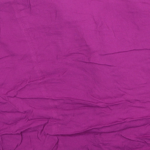 NEXT Womens Purple Viscose Basic Blouse Size 14 V-Neck