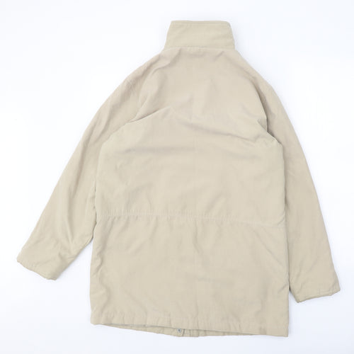 Papaya Womens Beige Jacket Size 10 Zip
