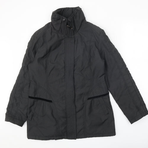 Klass Womens Black Jacket Size M Zip