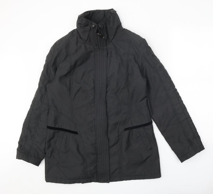 Klass Womens Black Jacket Size M Zip