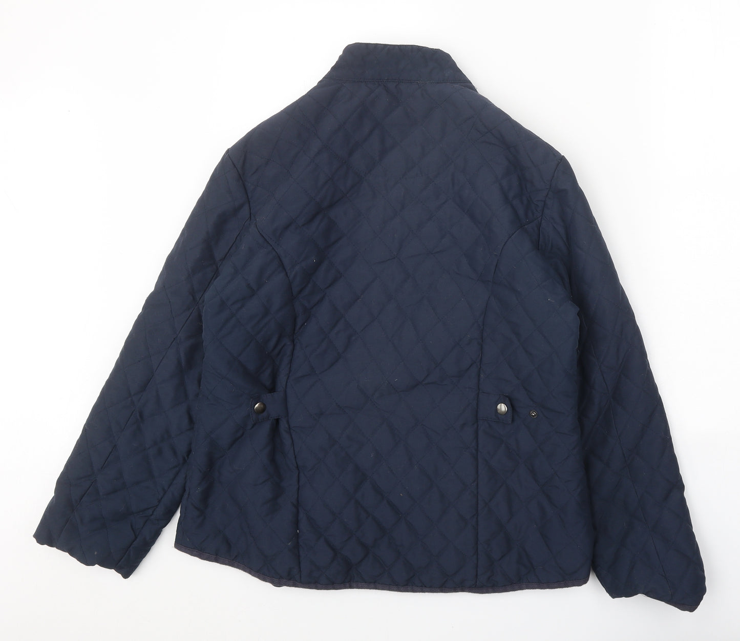 PG Field Heritage Womens Blue Quilted Coat Size M Snap
