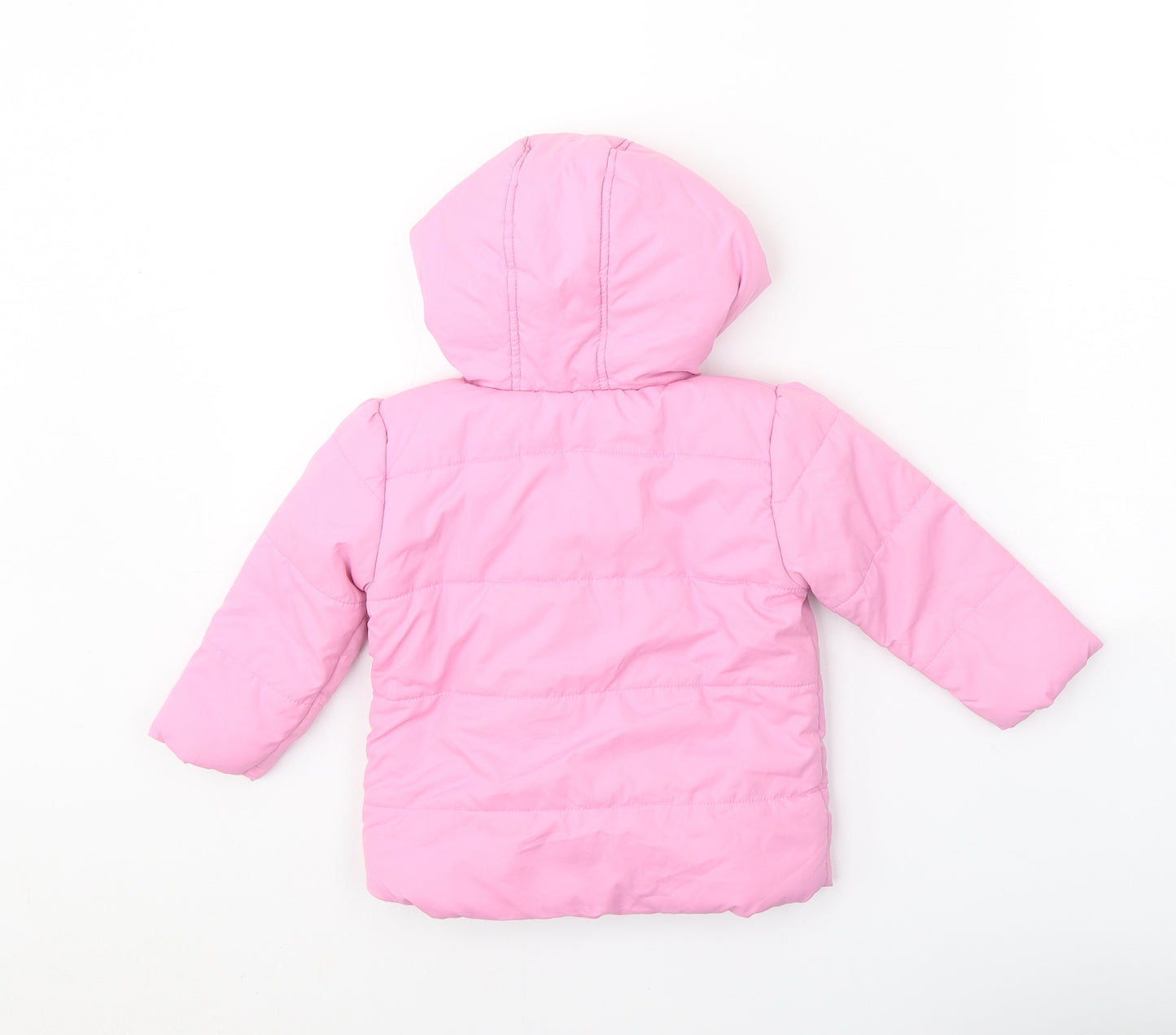 TU Girls Pink Basic Jacket Jacket Size 9-12 Months Snap