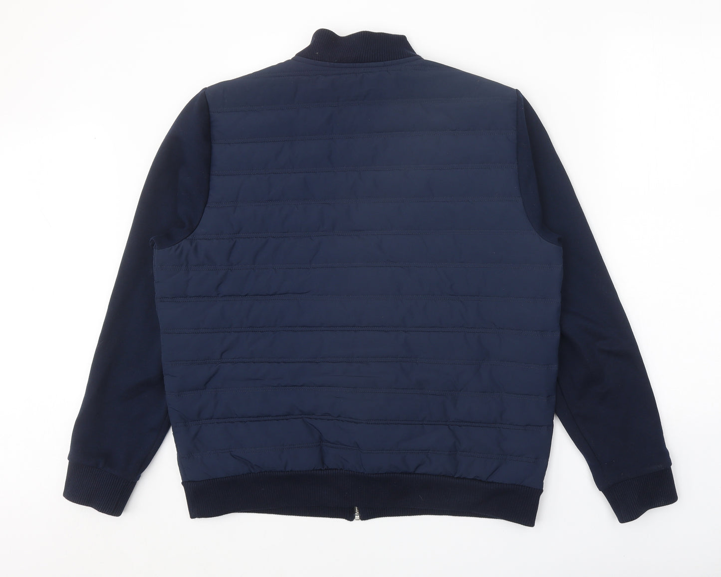 Autograph Mens Blue Varsity Jacket Jacket Size L Zip
