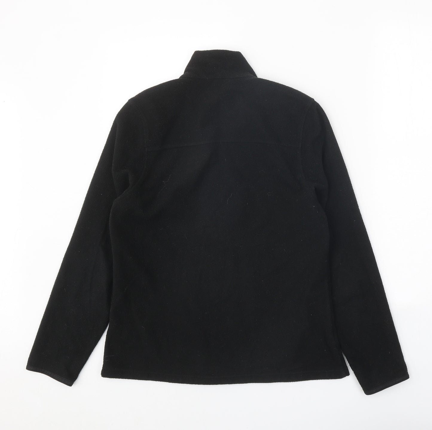 St Michael Womens Black Jacket Size 10 Zip