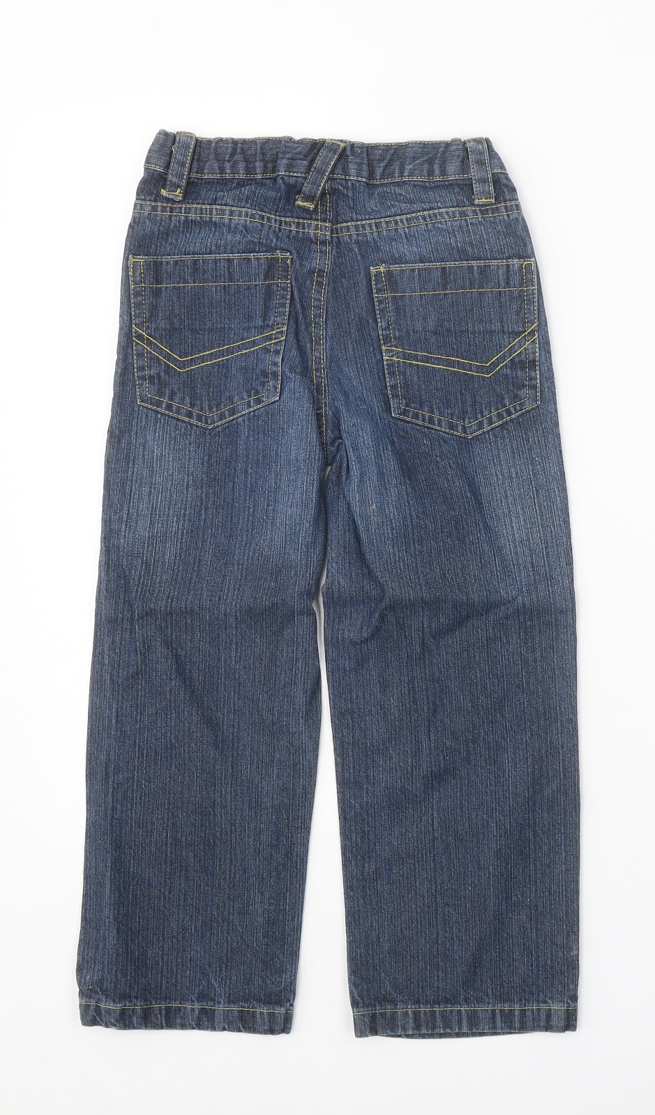 Duck & Dodge Girls Blue 100% Cotton Straight Jeans Size 6 Years Regular Zip