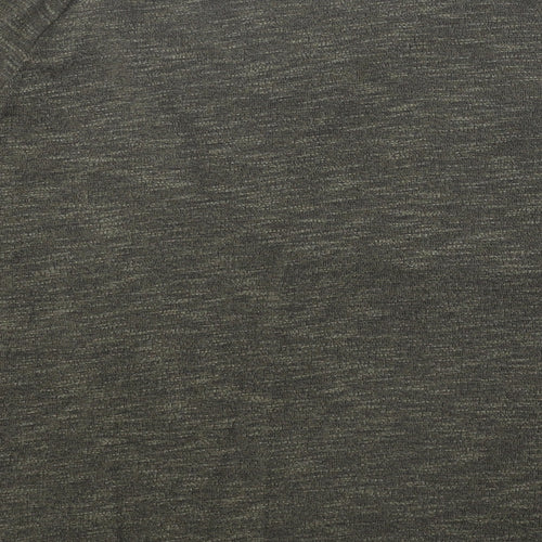 Atmosphere Womens Green Viscose Basic T-Shirt Size 10 Round Neck