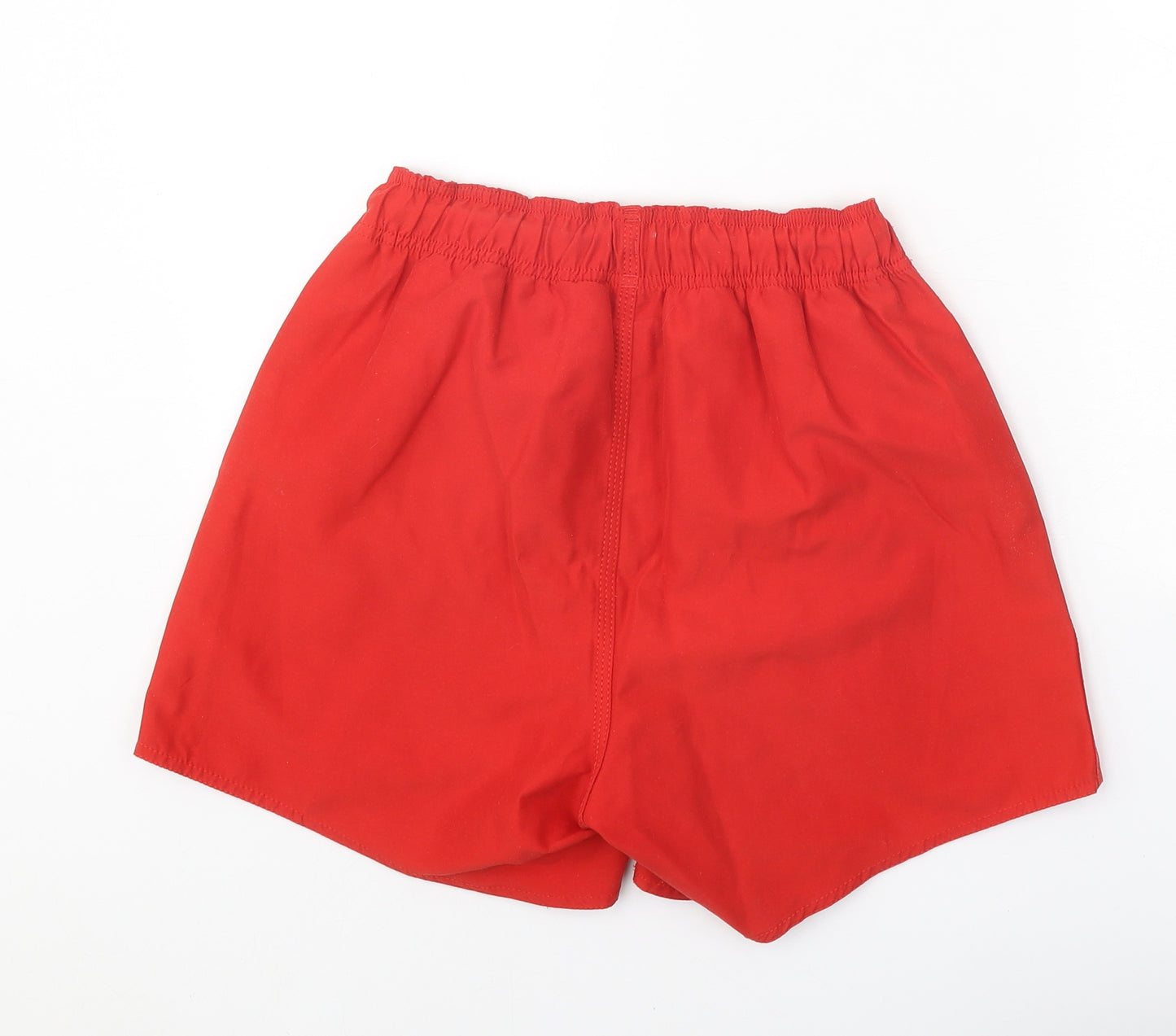 Quicksilver Mens Red Polyester Sweat Shorts Size S Regular Tie - Swim Short