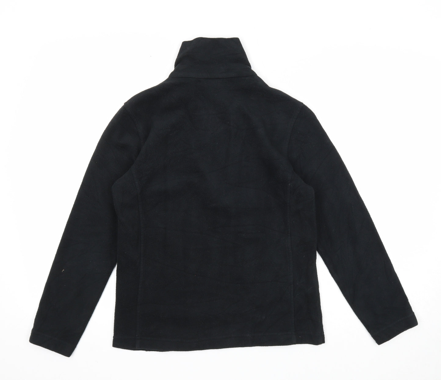 Snow Rock Womens Black Polyester Pullover Sweatshirt Size XS Zip
