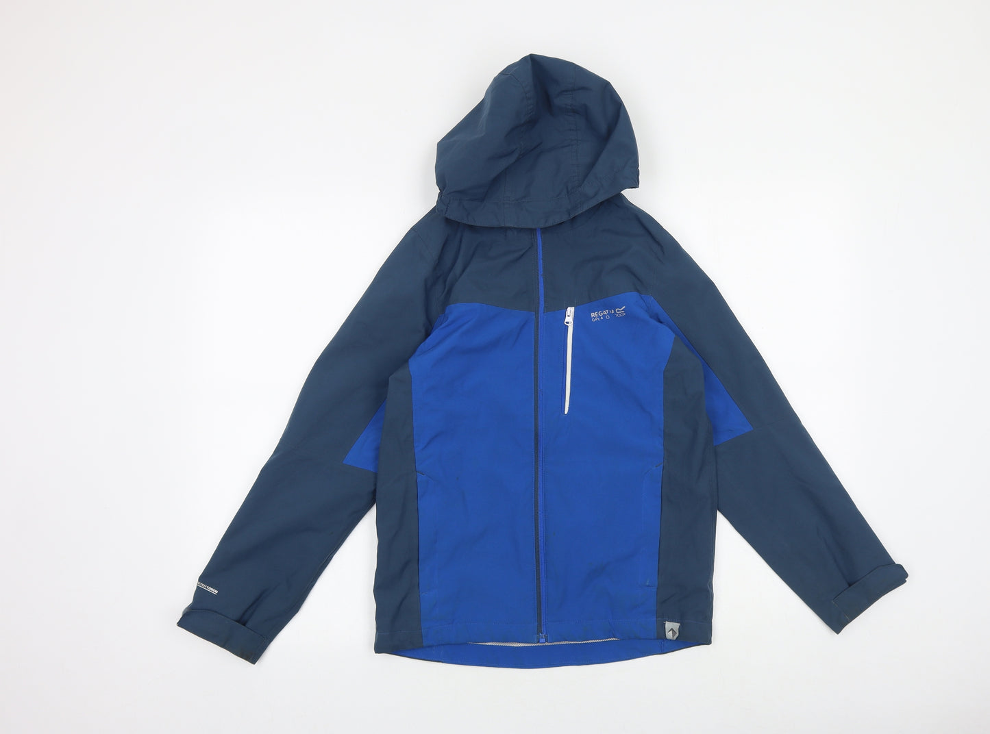 Regatta Boys Blue Windbreaker Jacket Size 11-12 Years Zip