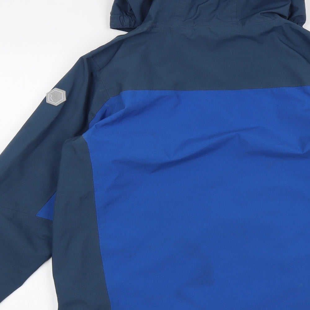 Regatta Boys Blue Windbreaker Jacket Size 11-12 Years Zip