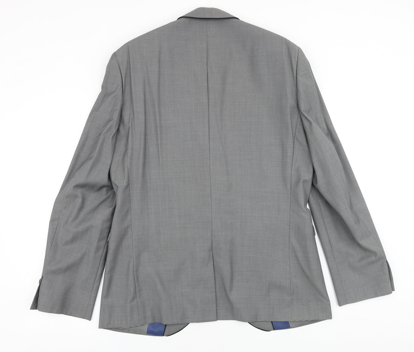 NEXT Mens Grey Wool Jacket Blazer Size 40 Regular
