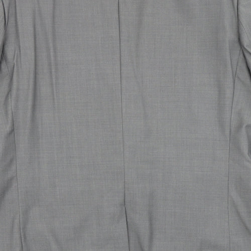 NEXT Mens Grey Wool Jacket Blazer Size 40 Regular