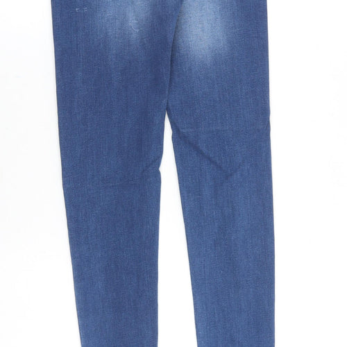 Denim & Co. Mens Blue Cotton Skinny Jeans Size 28 in Regular Zip