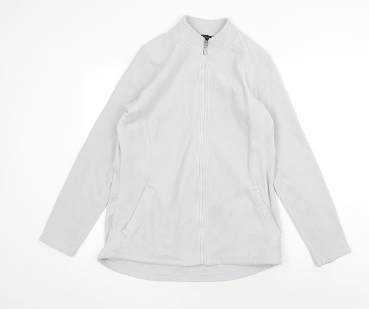 F&F Womens Grey Jacket Size 16 Zip