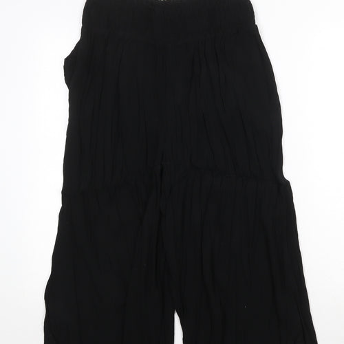 Capsule Womens Black Polyester Trousers Size 30 in Regular