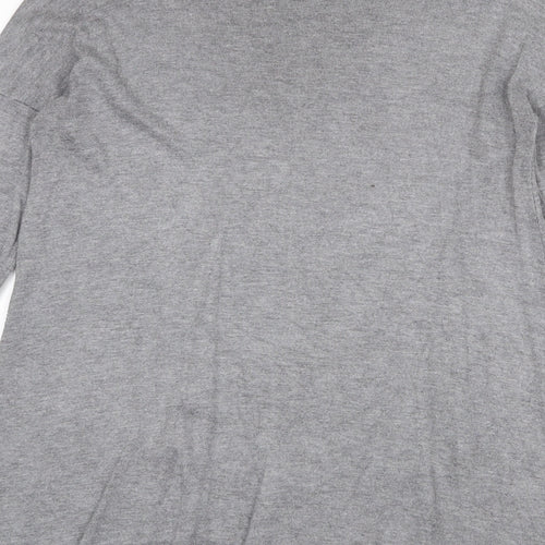 Atmosphere Womens Grey Round Neck Viscose Pullover Jumper Size 8