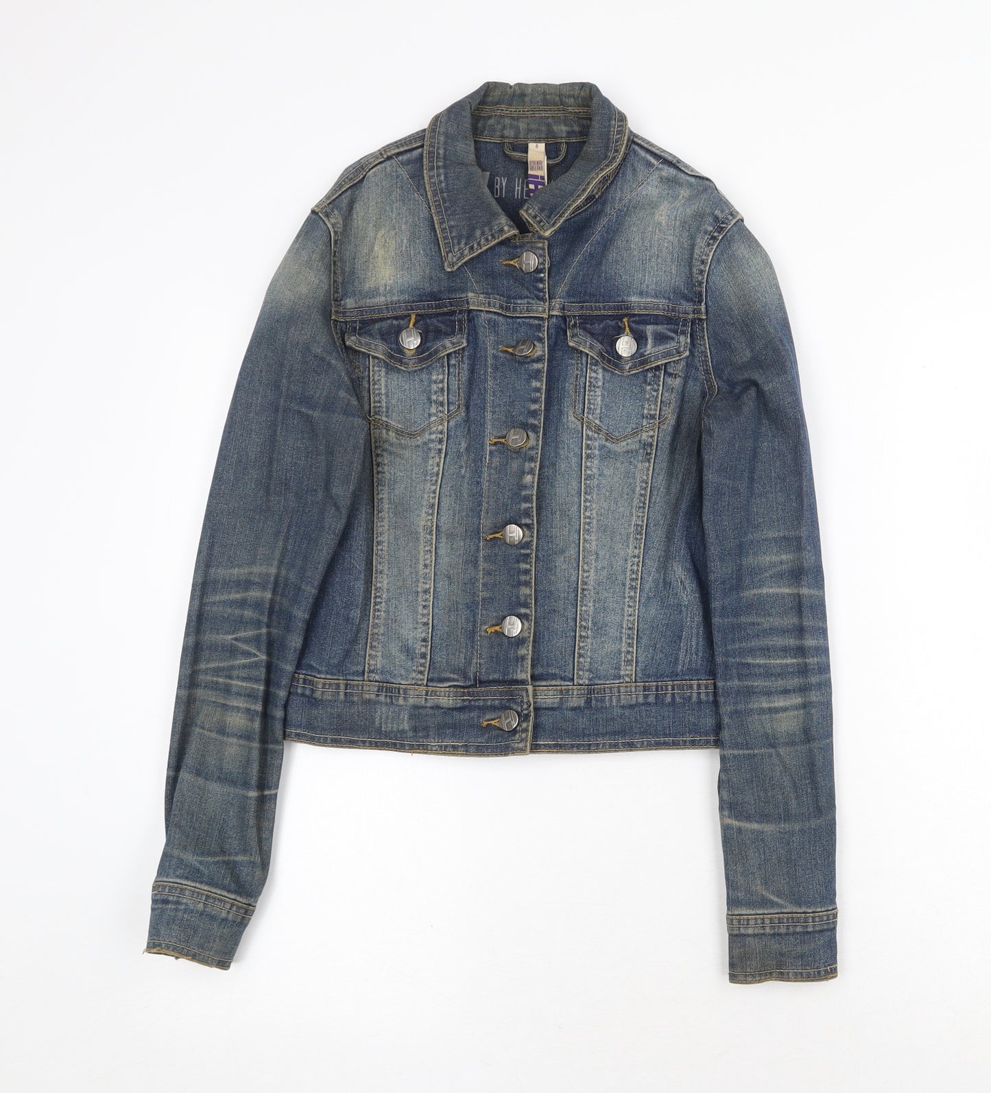 By Henry Holland Womens Blue Jacket Size 8 Button