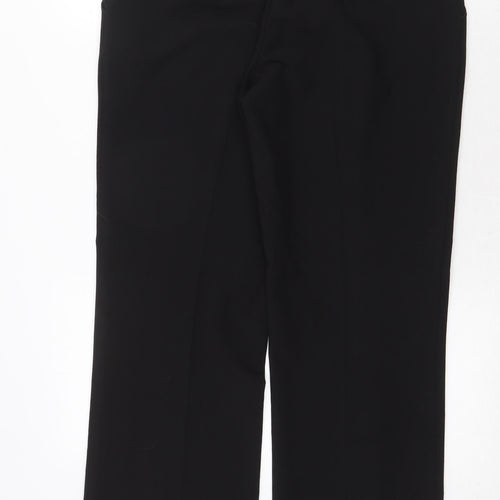 Intuition Womens Black Polyester Trousers Size 12 Regular Zip