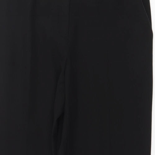 Intuition Womens Black Polyester Trousers Size 12 Regular Zip