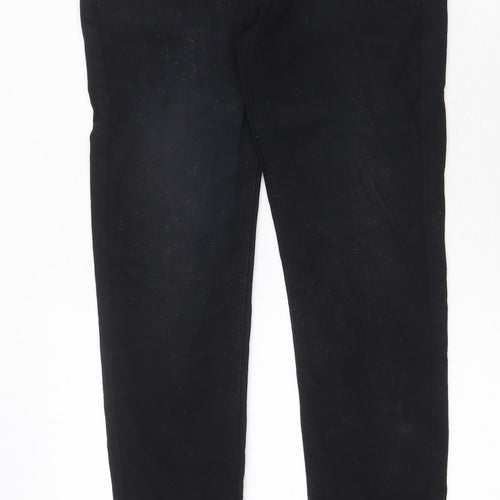 Denim & Co. Womens Black Cotton Skinny Jeans Size 6 Regular Zip