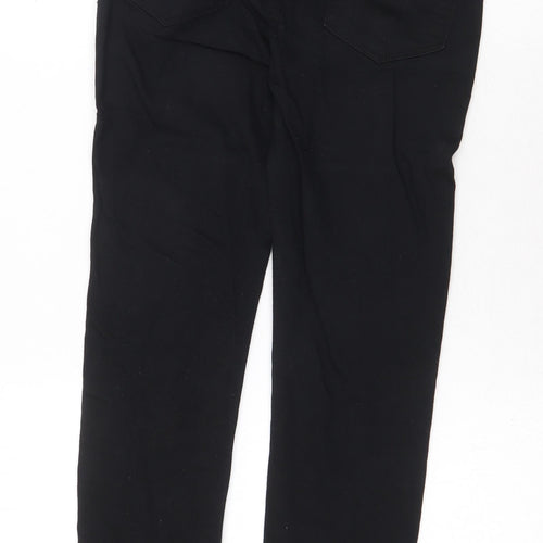 Denim & Co. Womens Black Cotton Skinny Jeans Size 6 Regular Zip