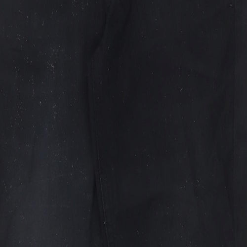 Denim & Co. Womens Black Cotton Skinny Jeans Size 6 Regular Zip
