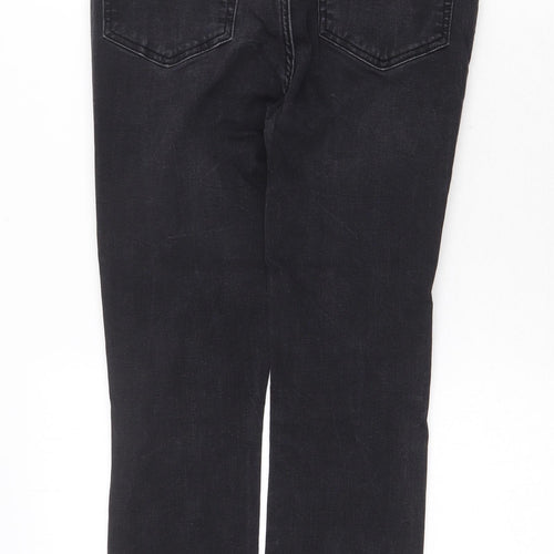 FOREVER 21 Womens Grey Cotton Skinny Jeans Size 10 Regular Zip