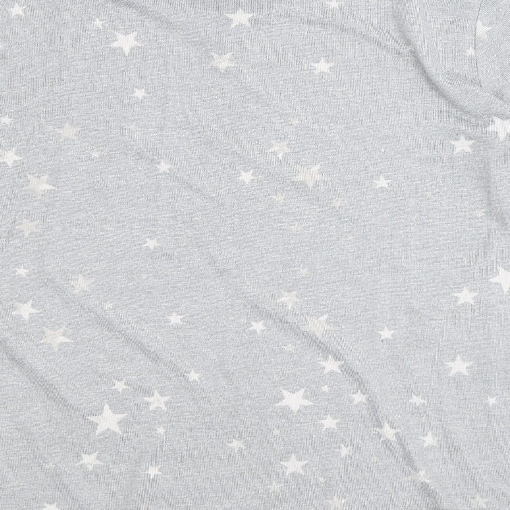 Peacocks Womens Blue Round Neck Geometric Polyester Pullover Jumper Size 14 - Size 14-16, Stars