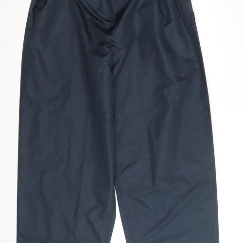 Simon Jersey Mens Blue Polyester Windbreaker Trousers Size L Regular