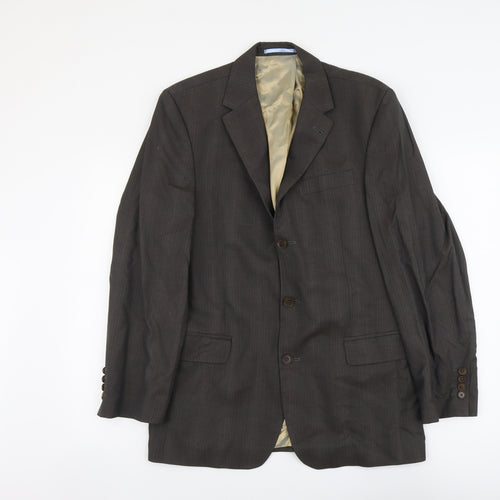 NEXT Mens Brown Wool Jacket Suit Jacket Size M Regular