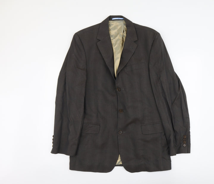 NEXT Mens Brown Wool Jacket Suit Jacket Size M Regular