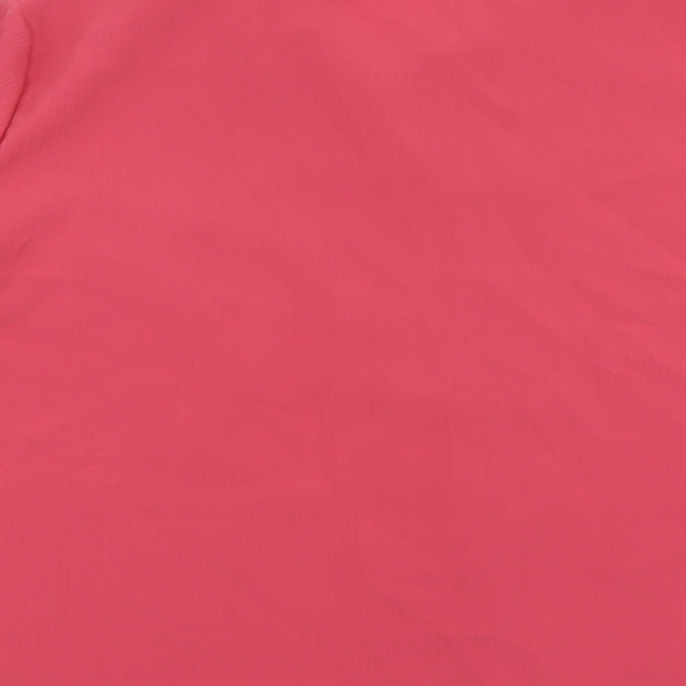 BHS Womens Pink Polyester Basic Button-Up Size 16 Collared