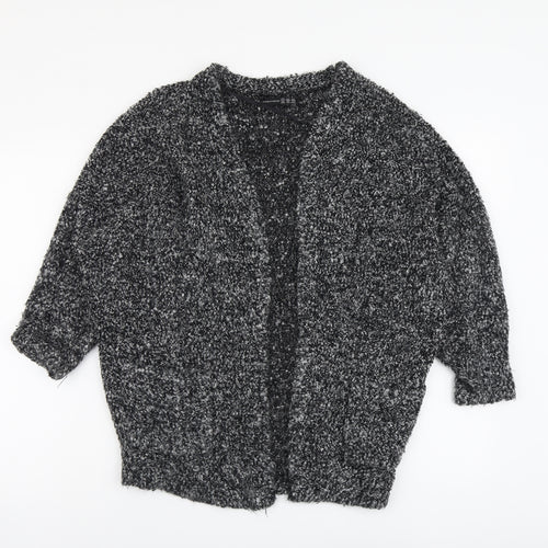 Atmosphere Womens Grey V-Neck Acrylic Cardigan Jumper Size 8