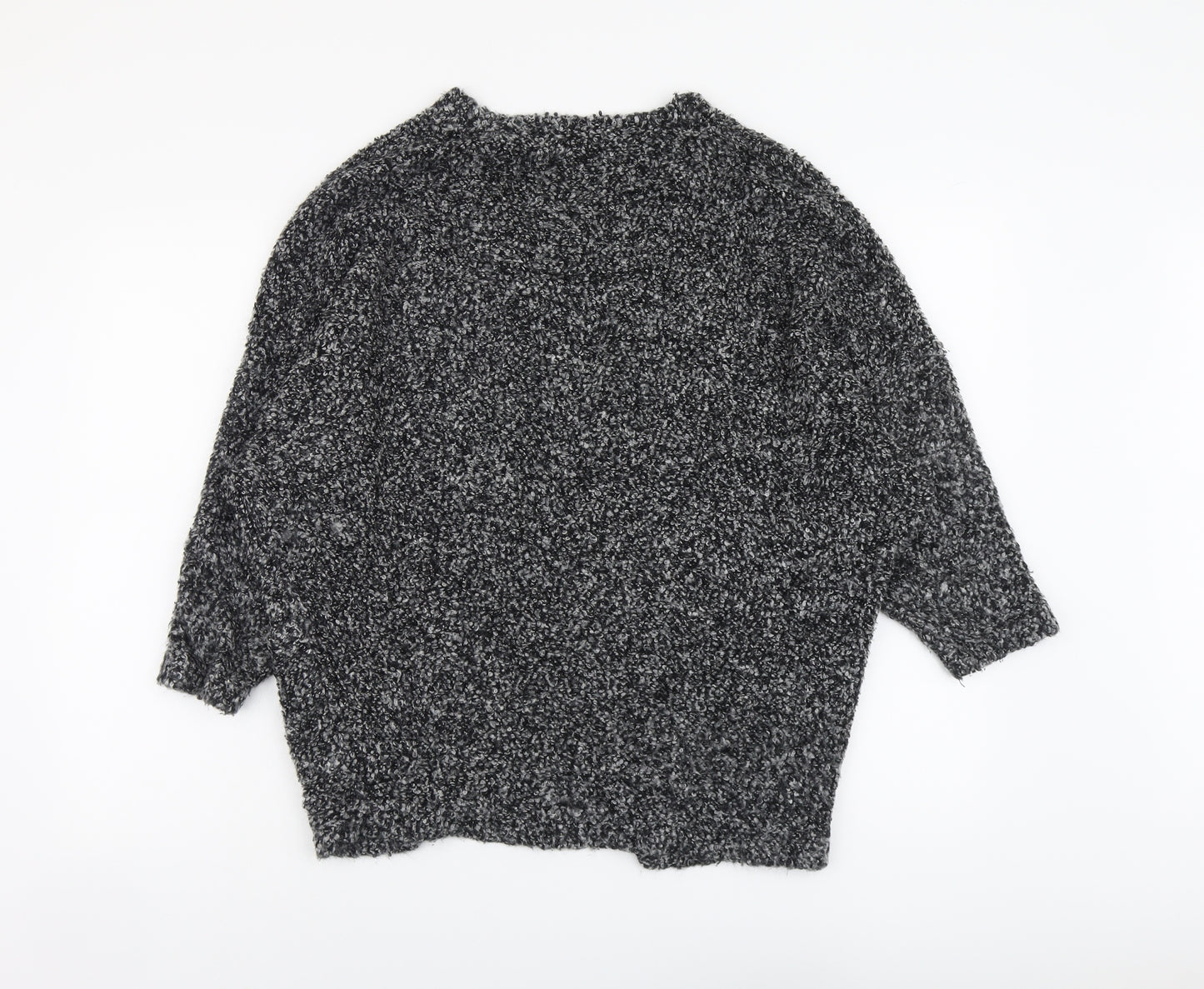 Atmosphere Womens Grey V-Neck Acrylic Cardigan Jumper Size 8