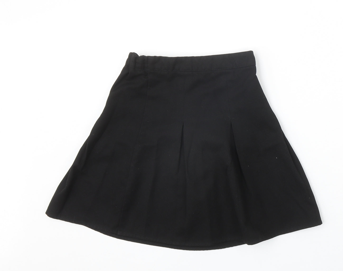 George Girls Black Polyester Tulip Skirt Size 6-7 Years Regular Pull On