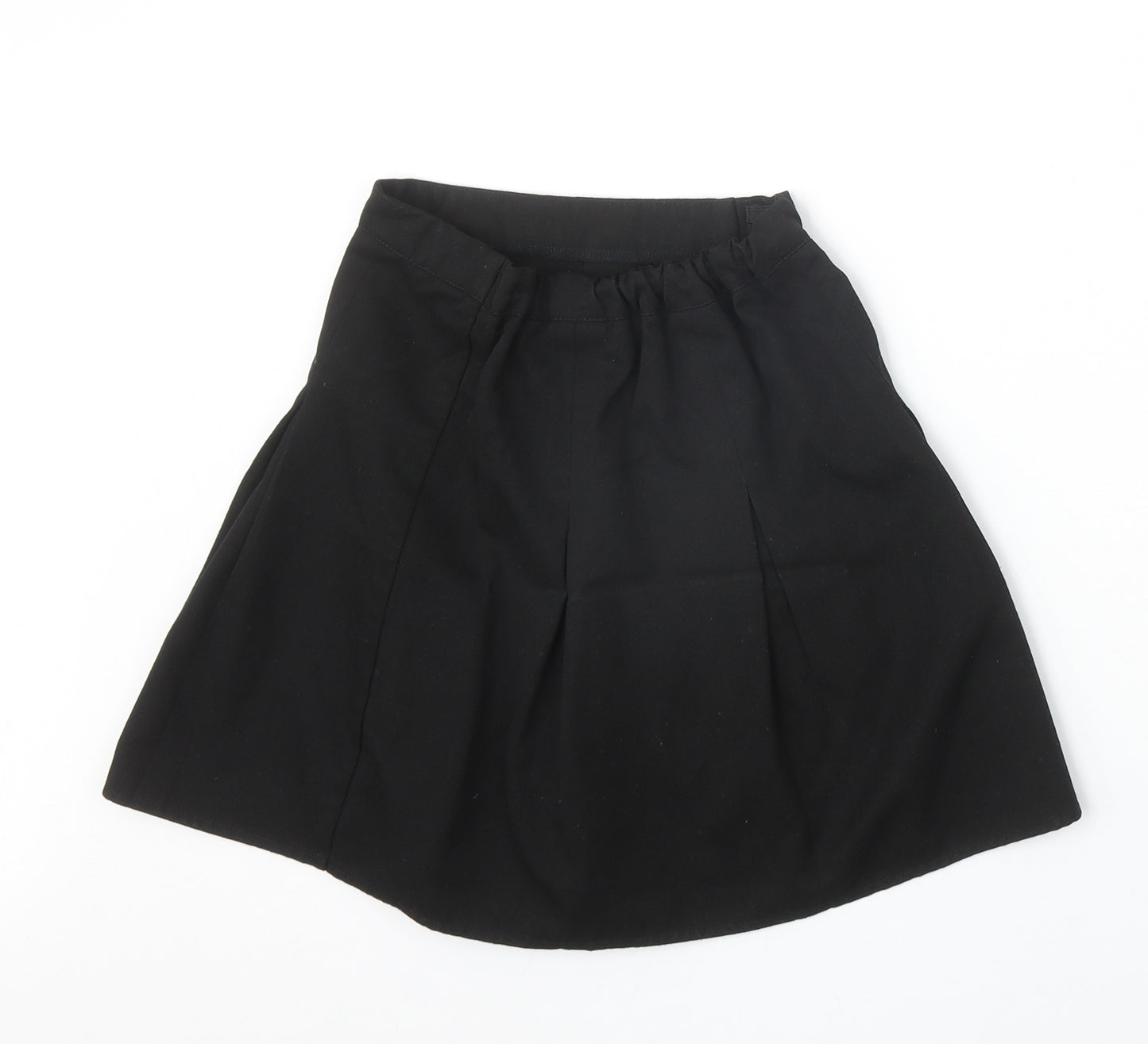 George Girls Black Polyester Tulip Skirt Size 6-7 Years Regular Pull On